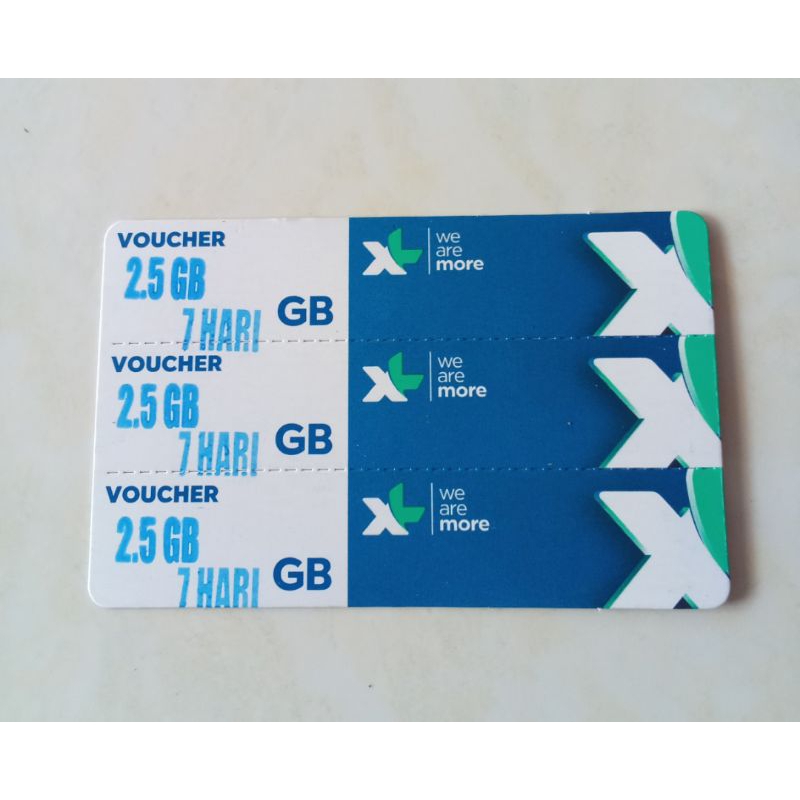 VOUCHER XL 2,5 GB 7 HARI