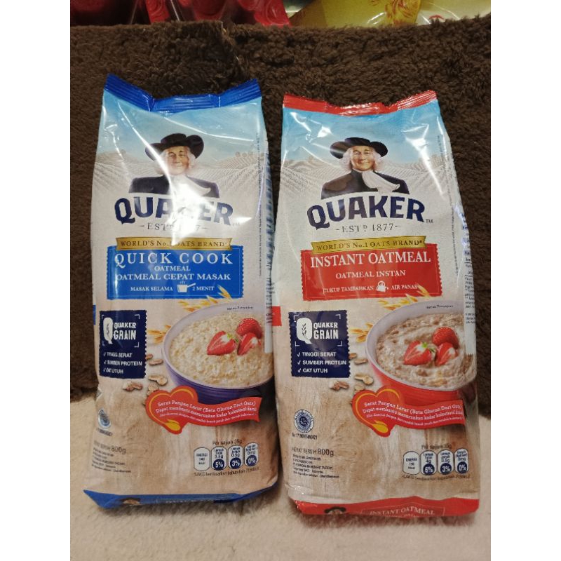 

Quaker Oatmeal Instan 800 gr