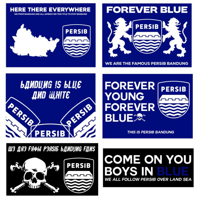 

Stiker Persib bandung 4 pcs