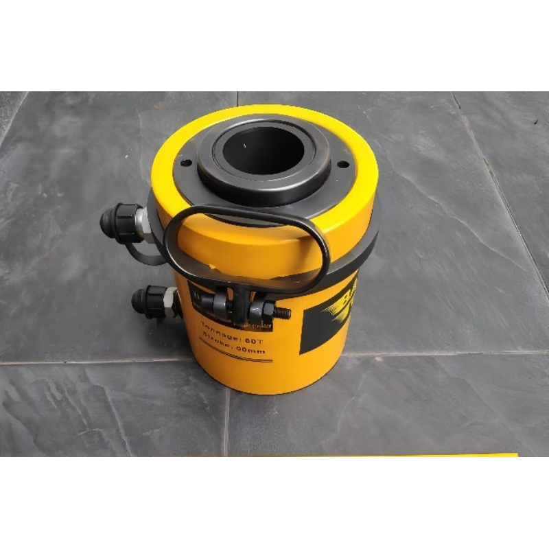 Double 60T 50mm Hollow Plunger Stroke Hydraulic Cylinder BARTON