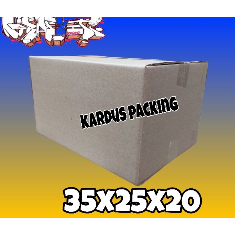 

Kardus ukuran 35x25x20 kartonbox/kardus besar/kardus sedang/kardus packing