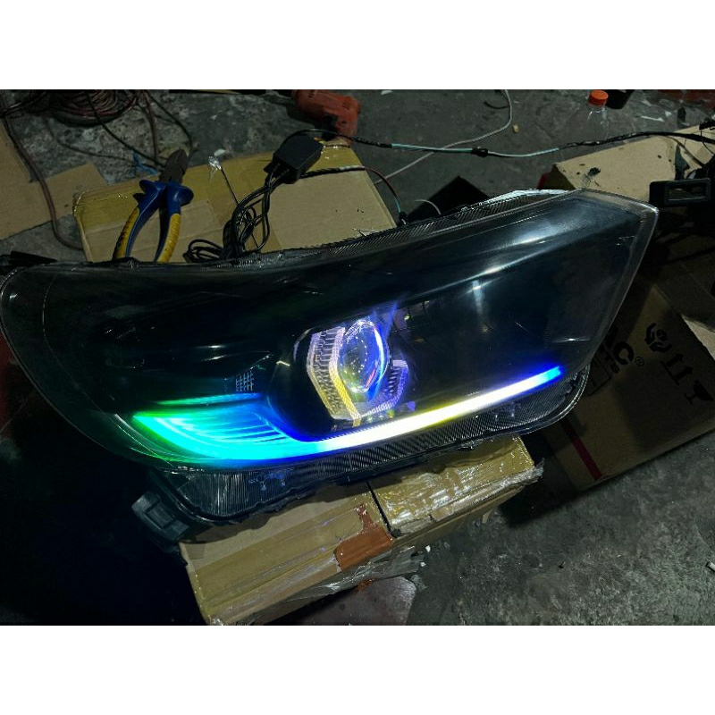 Paketan Headlamp Honda Mobilio 2018-2024 full RGB padlepop Proji BILED
