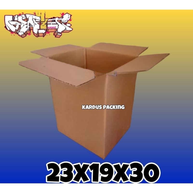 

Kardus Ukuran 23x19x30 kardus besar/kardus sedang/kardus packing