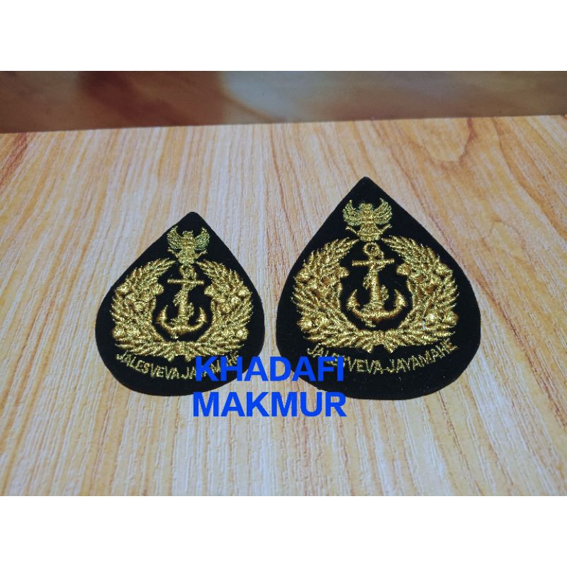 logo topi pet PDU TNI AL Pria