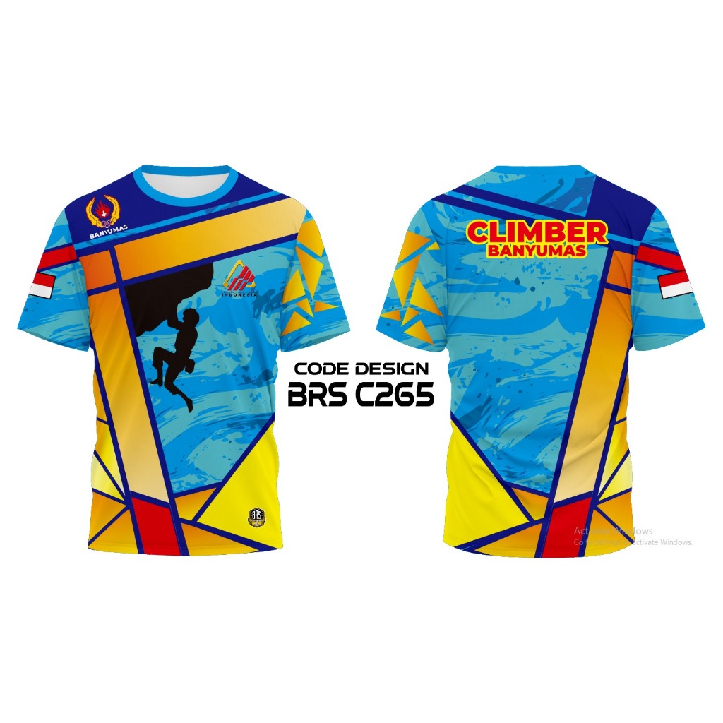 KAOS JERSEY CLIMBING, KAOS PANJAT TEBING FREE DESIGN CUSTOM