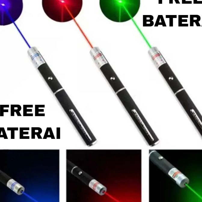 FG2 FREE CAS Laser Pointer Pen Presentasi Hh Power AAA 5mw