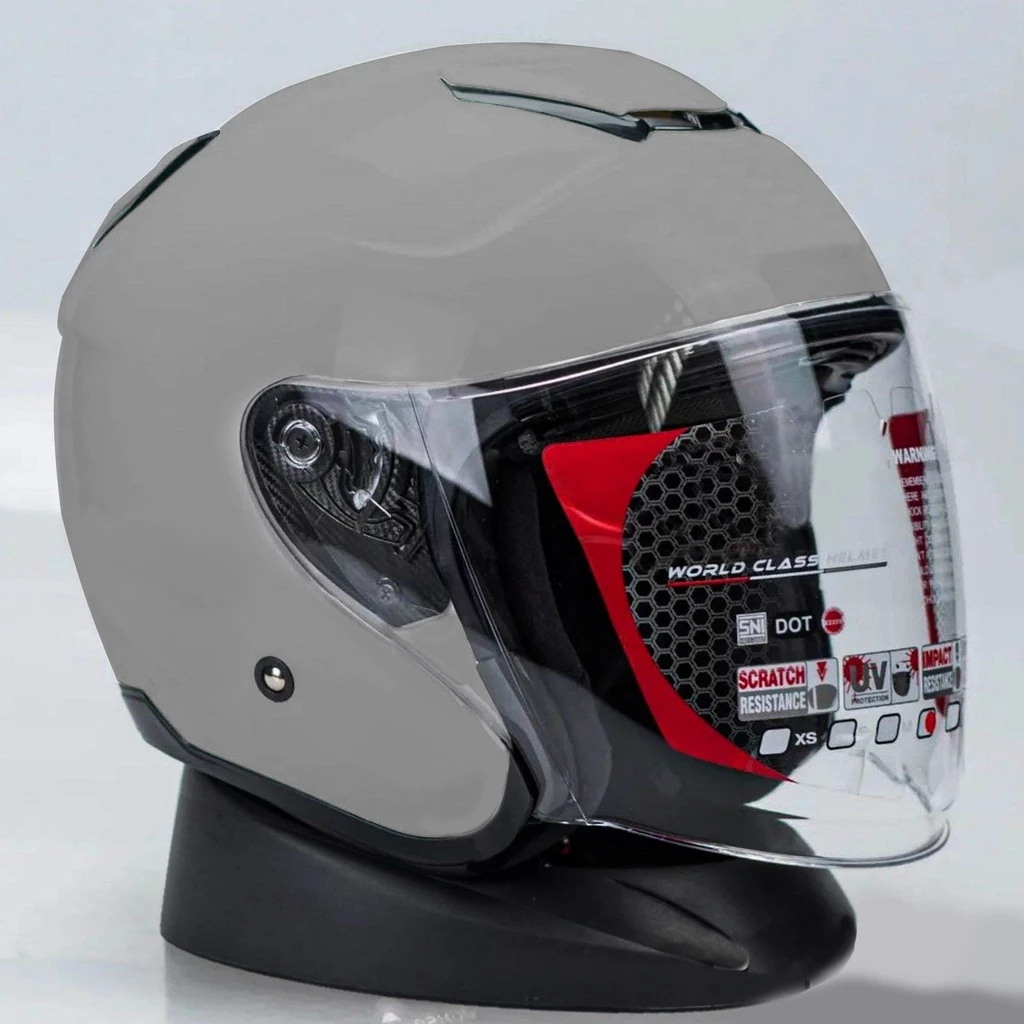 HELM PRIA KEREN DEWASA KYOTO DOUBLE VISOR PAKET GANTENG KUALITAS SNI