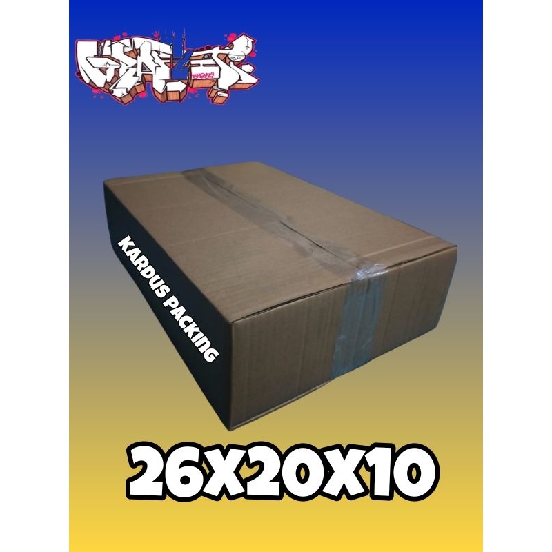 

kardus besar kardus packing UK 26x20x10 kardus polos kardus sedeng