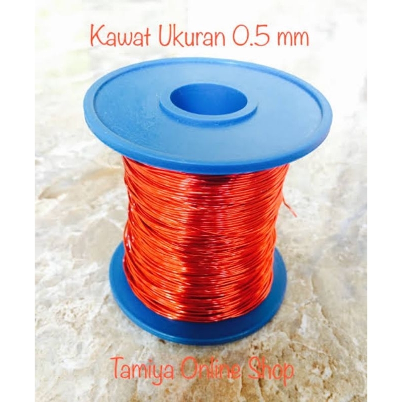 kawat tembaga Email 0.80 Merk hellenic jual per 1 ons