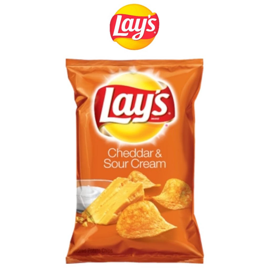 

LAYS Potato Chips, Cheddar & Sour Cream 6.5oz Lay's Snack Original