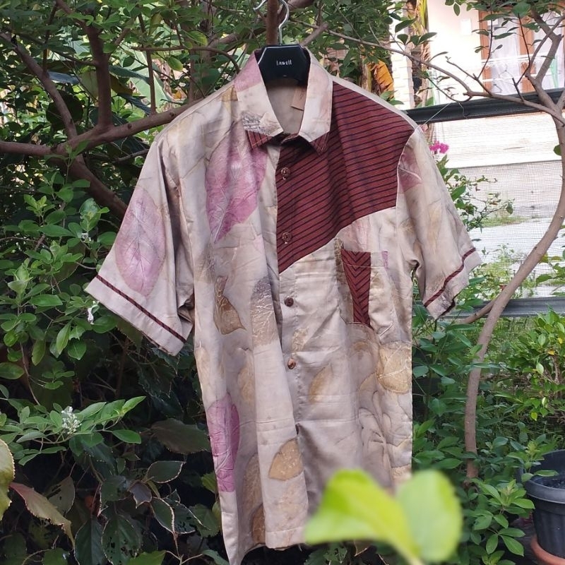 Kemeja ecoprint