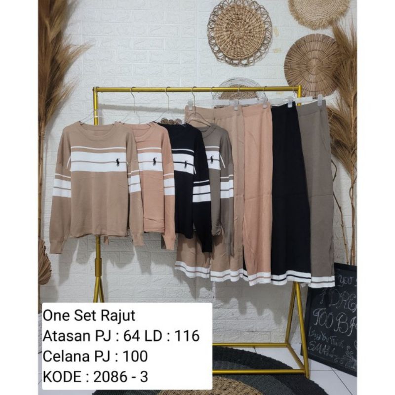 ARB - RRE - 20863 - Setelan Jumbo Rajut Polooh