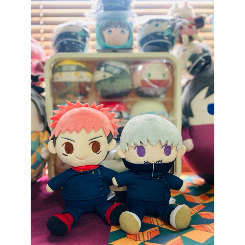 Boneka Plush Kimi To Friends Jujutsu Kaisen - Yuuji Itadori dan Inumaki Toge
