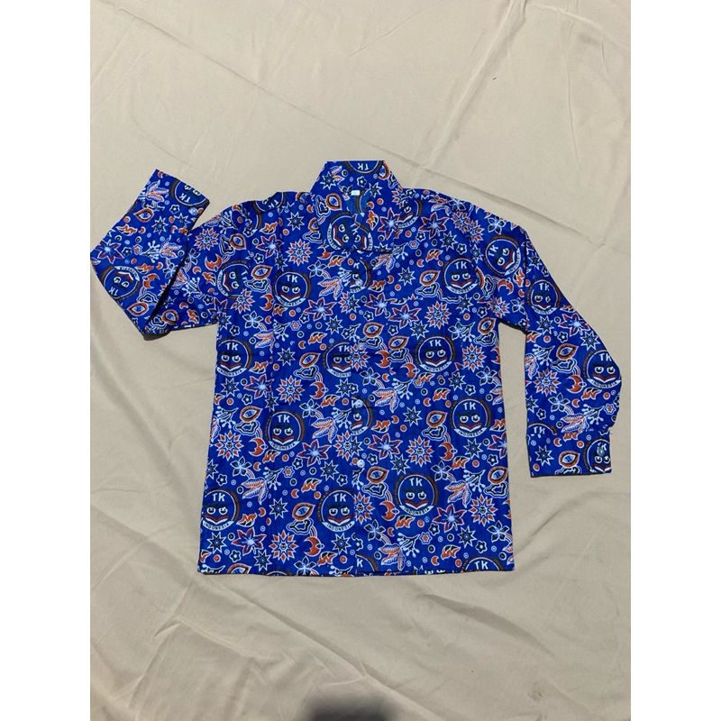 BATIK TK IGTKI NASIONAL BATIK TK BIRU SERAGAM BATIK IGTKI TERLARIS SERAGAM SEKOLAH