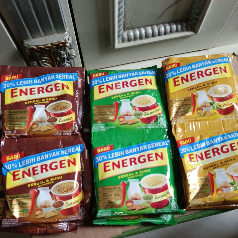 

ENERGEN SEREAL & SUSU BERSINERGI. 35g X 10 sachet