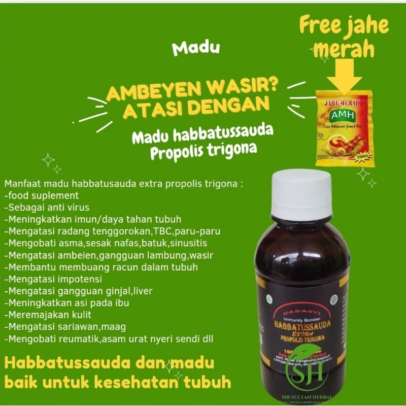 

madu ambeyen wasir madu habbatussauda