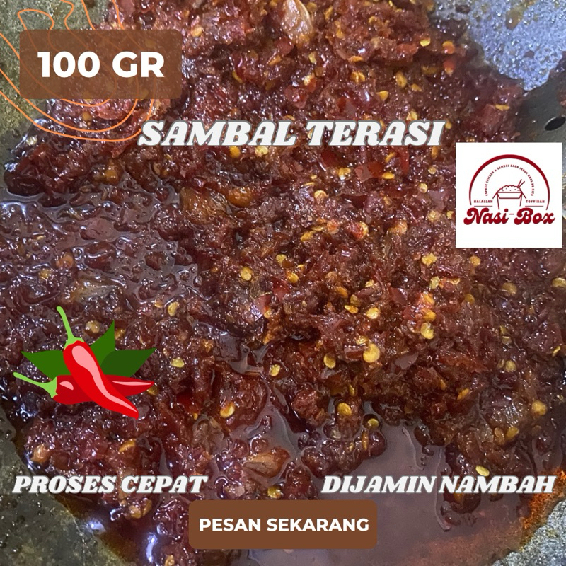 

SAMBAL TERASI 100gr Fresh