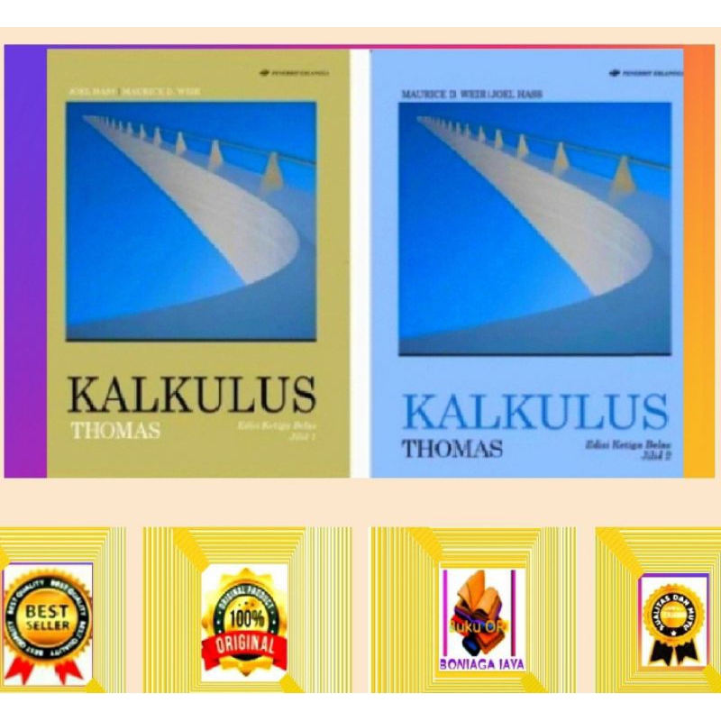 (Original).  KALKULUS Edisi 13 Jilid 1 & 2 - Thomas