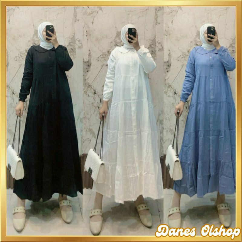 Gamis Midi Rayon Twill