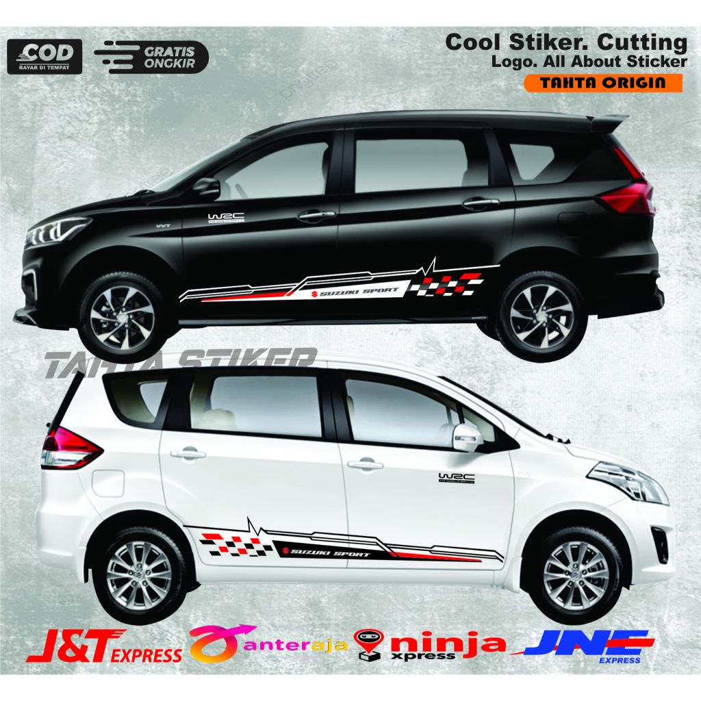 promo stiker sticker mobil suzuki sport ertiga gx gl ga all new ertiga xlt custom text