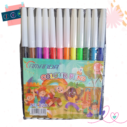 

Spidol Warna 12 pcs Amanda