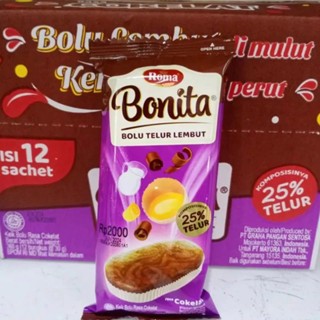 

ROMA BONITA BOLU TELUR LEMBUT / 1 BOX ISI 12 PCS