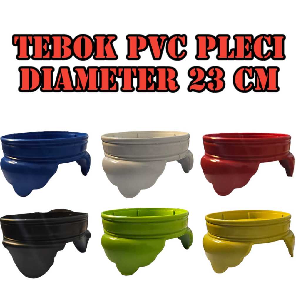 TEBOK PVC PLECI TEBOK Kandang Pleci Helopet Bahan PVC DIAMETER 23 CM