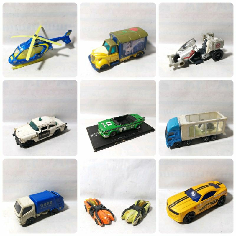 Pesawat Mobil Sedan Cadillac Diecast Truk Jip Jeep Airplane Airport Police Polisi Helicopter Scooby 