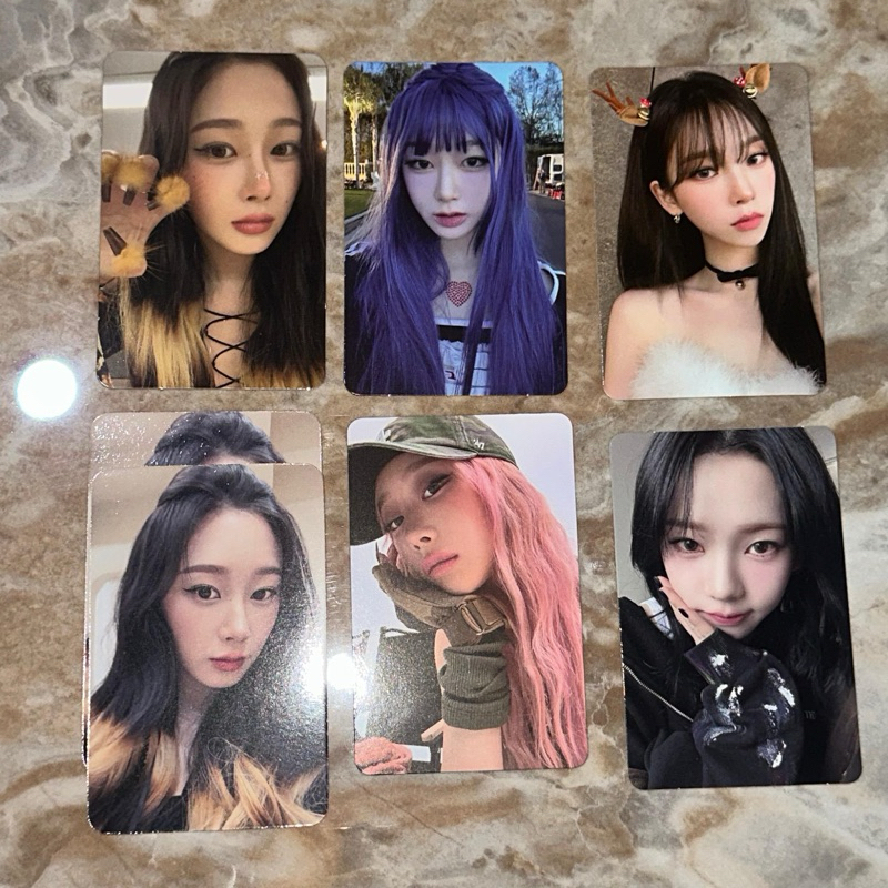 PHOTOCARD AESPA OFFICIAL ARMAGEDDON DRAMA PINK CHRISTMAS POB WEB