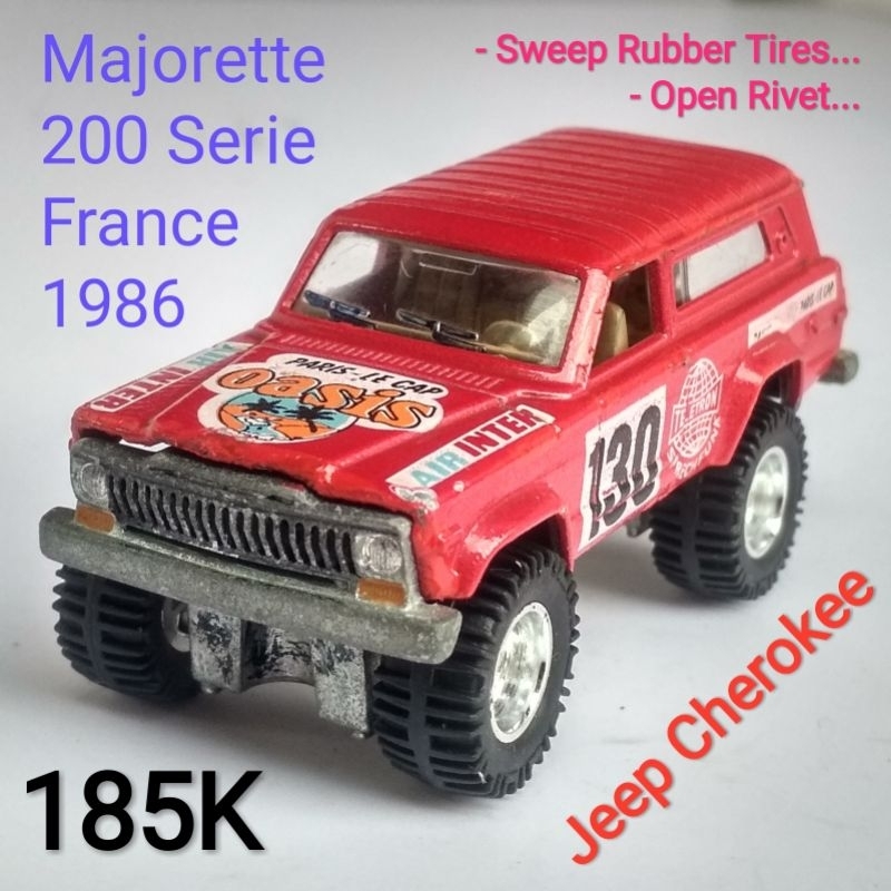Diecast Vintage Majorette France Jeep Cherokee
