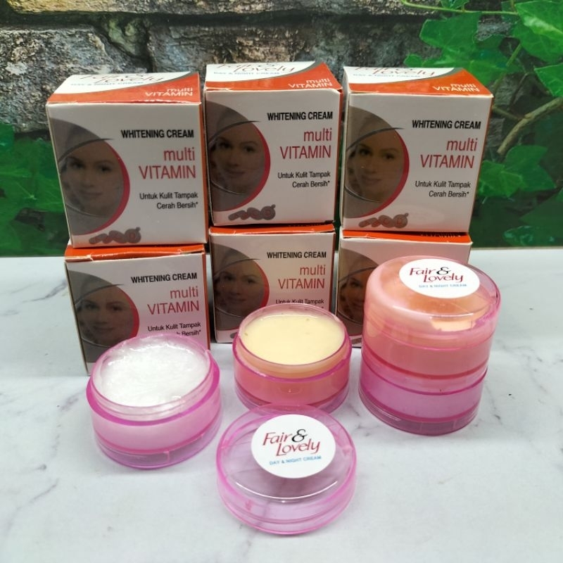 (6 Pcs) Cream Fair And Lovely Susun Siang Malam