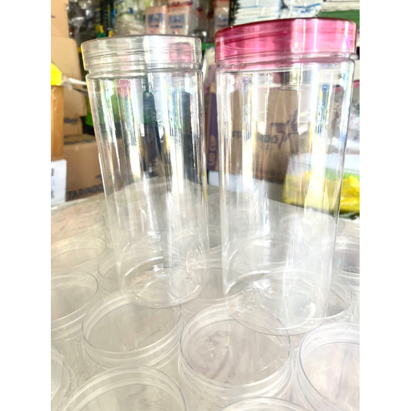 Toples Tabung Jar Plastik 1200ml tebal~ GALERI PLASTIK FROZEN FOOD