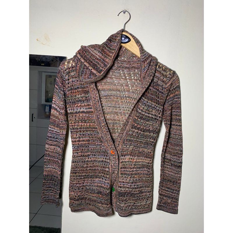 Cardigan rajut topi Tebal || cardigan kekinian