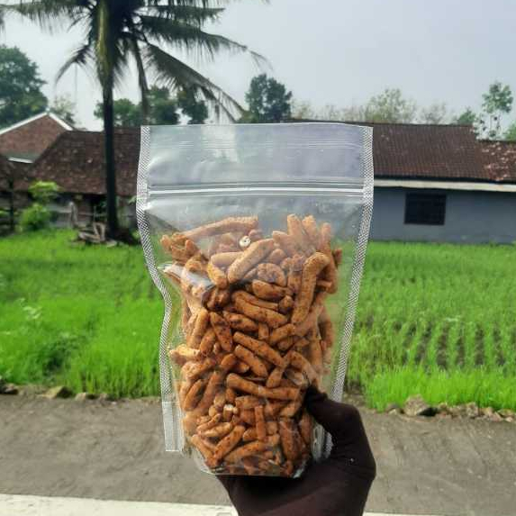 

Basreng Stik Bastik Pedas Gurih Extra Daun Jeruk 250 Gram