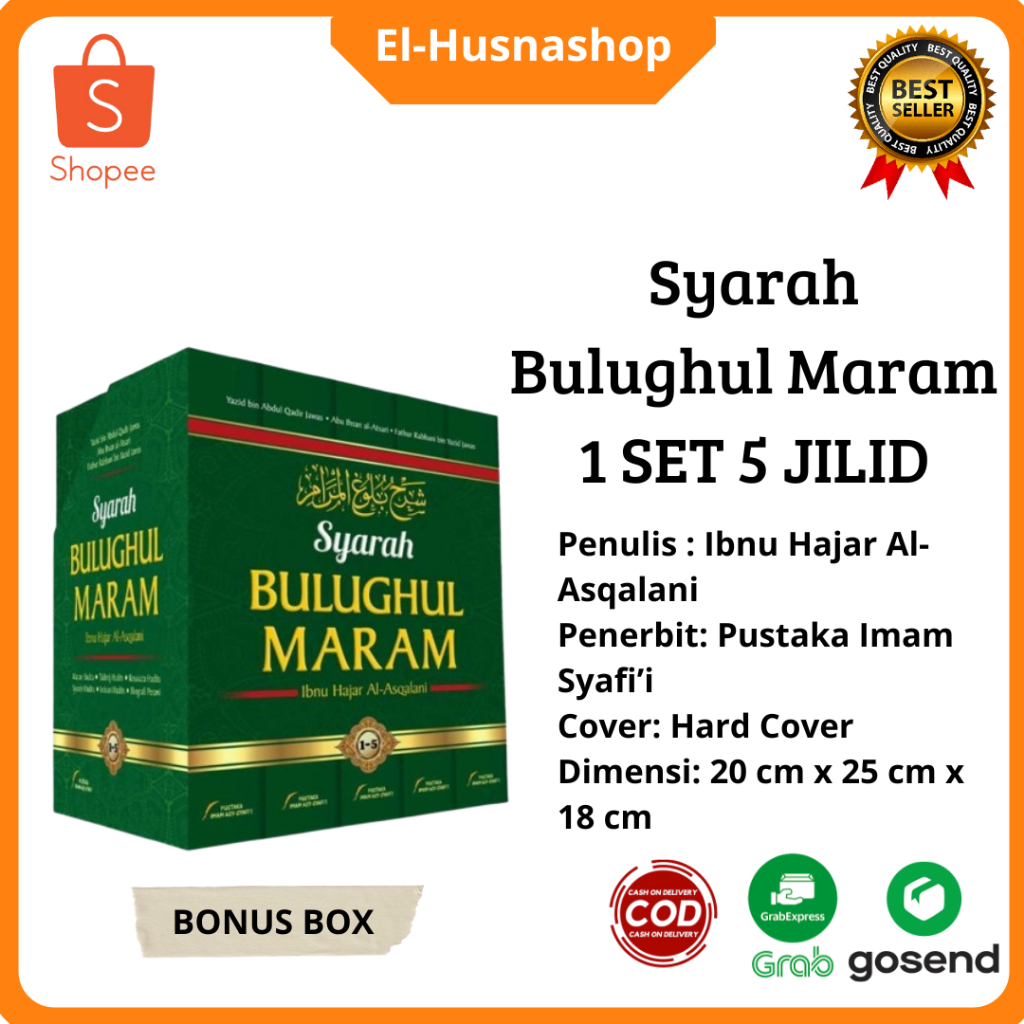 Buku Syarah Bulughul Maram 1 Set 5 Jilid Pustaka Imam Syafii