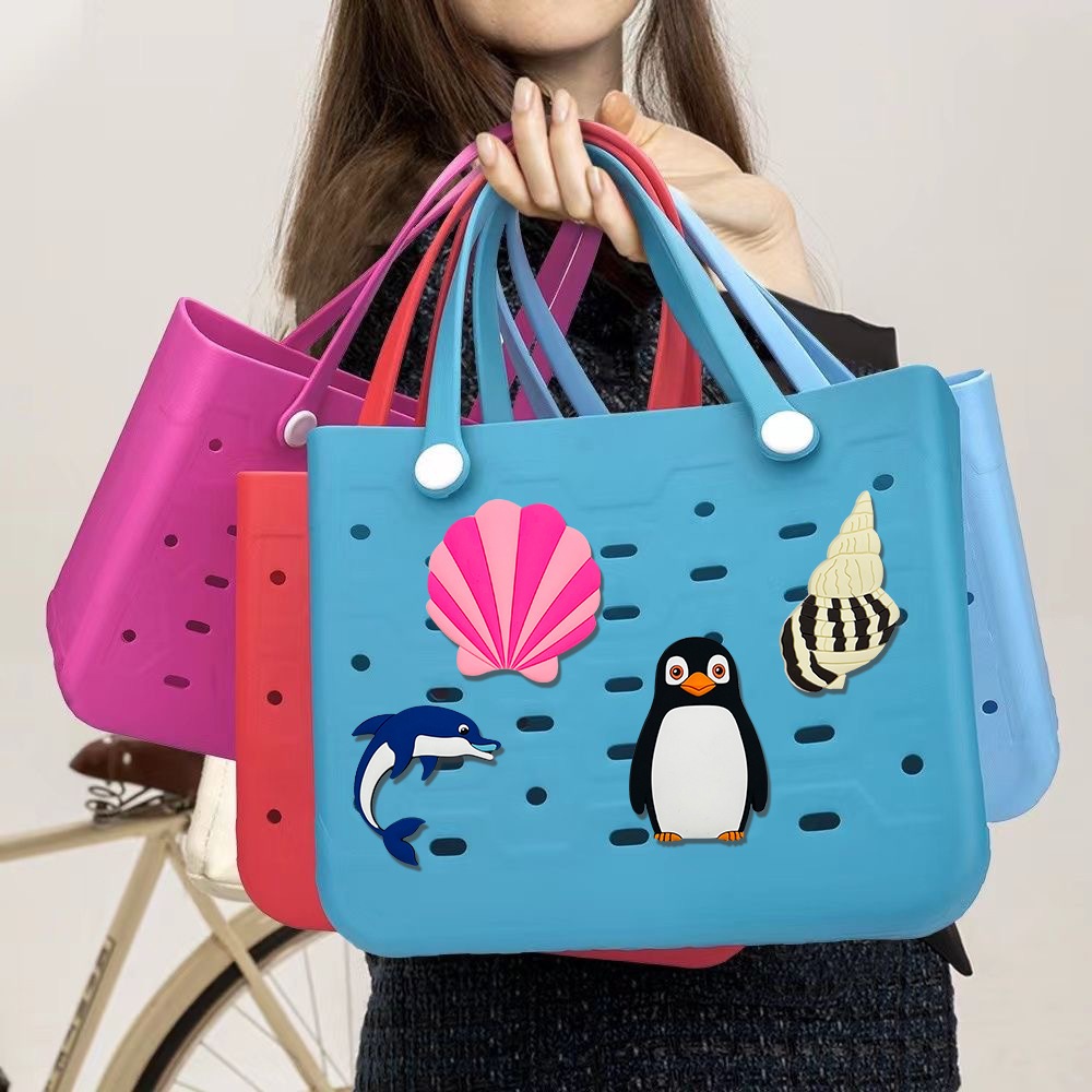 EVA beach bag 61 BOGG  black hot selling Tas Crocs new storage bag basket pet women's bag European a