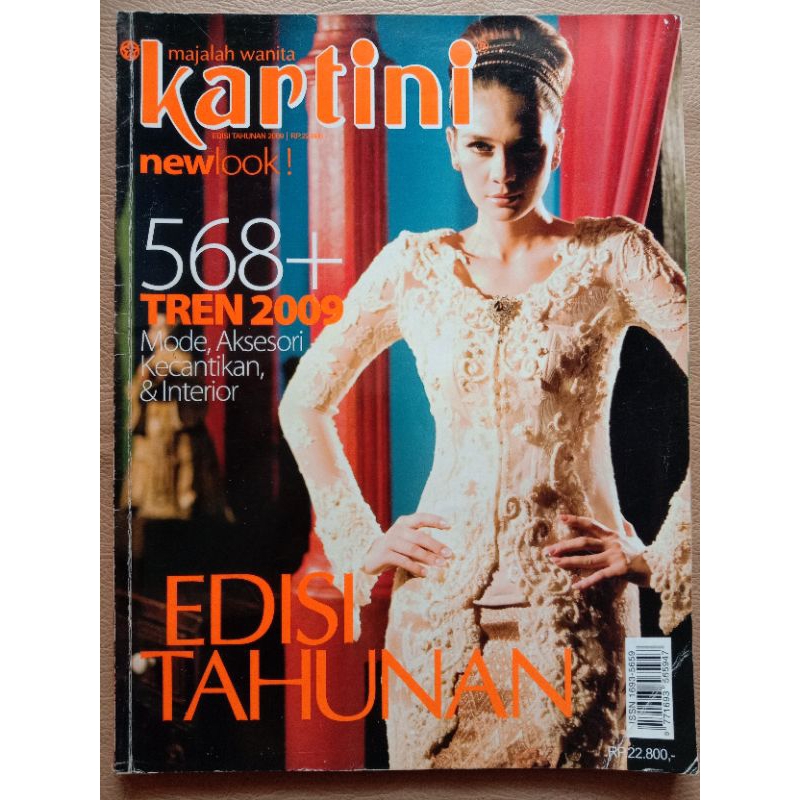 Majalah Bekas Majalah Kartini Edisi Tahunan 2009 Cover Model Luna Maya