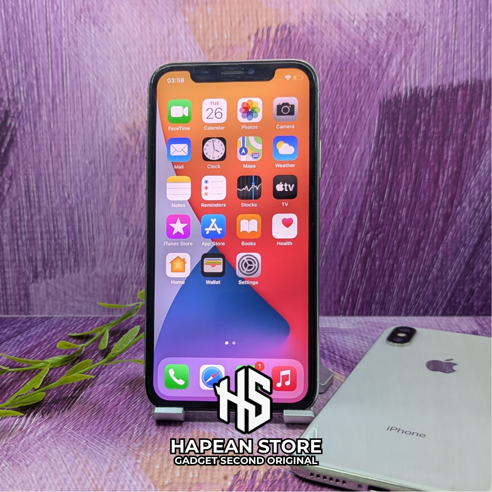 iPhone X 256GB Second Silver Cek Deskripsi