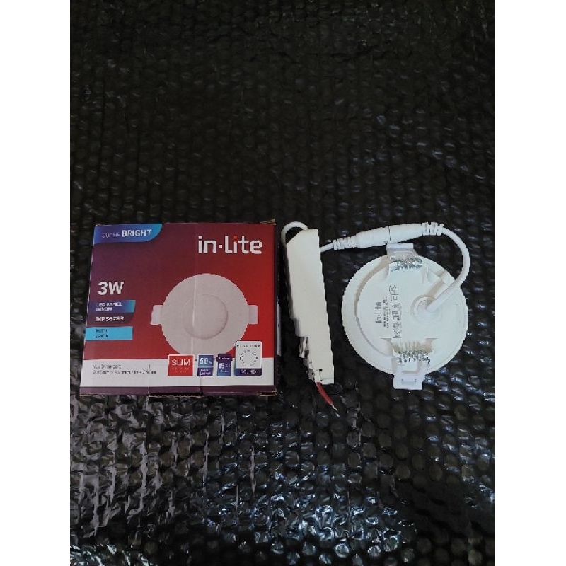 LAMPU PANEL LED 3 WATT BULAT INBOW IN LITE LAMPU DOWNLIGHT LED 3 WATT IN-LITE