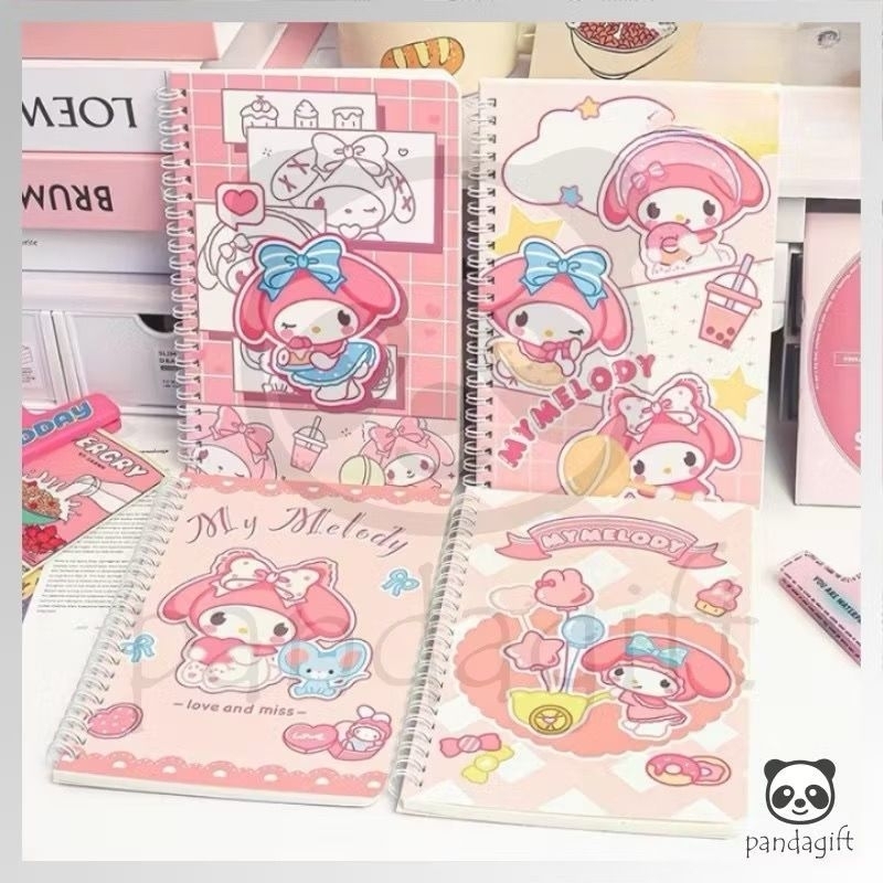 

Notebook A5 buku diary aesthetic buku jurnal buku catatan note sanrio