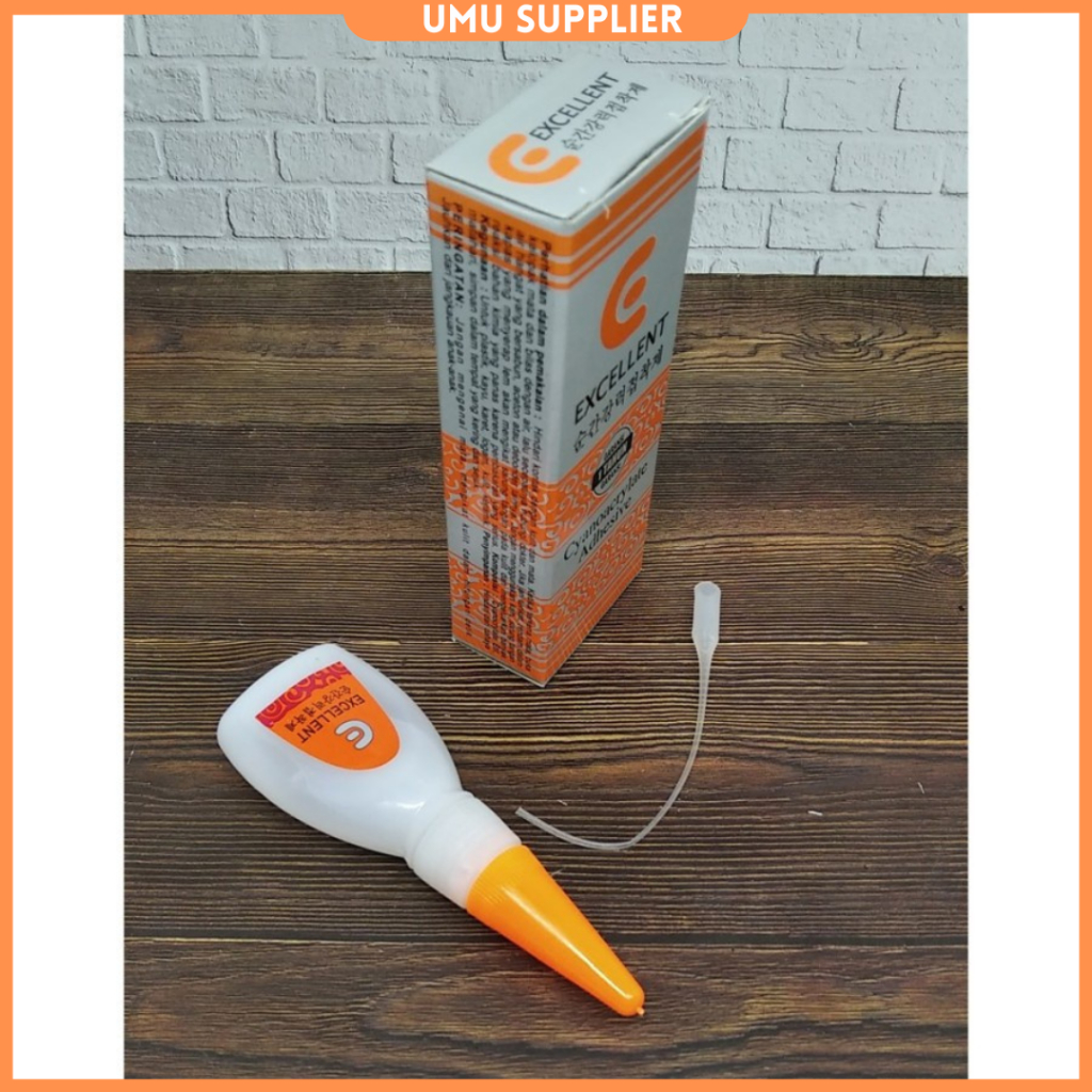 

(UMU SUPPLIER) LEM KOREA EXCELLENT GLUE BESI PLASTIK KARET KAYU KERTAS CAIR SERBAGUNA KUAT