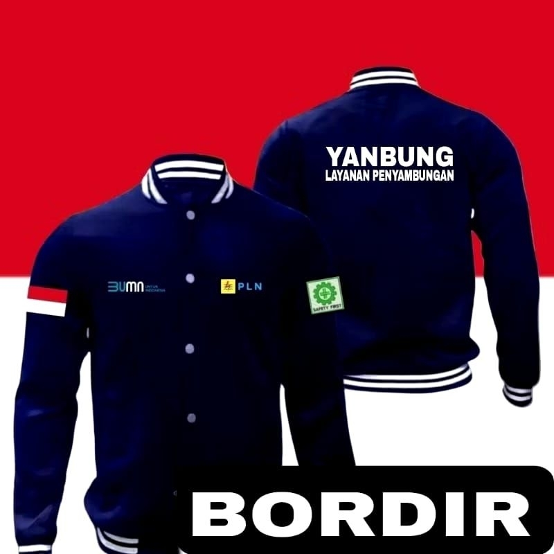 Jaket bordir YANBUNG jaket varsity yanbung jaket baseball yanbung jaket YANBUNG jaket kerja YANBUNG 