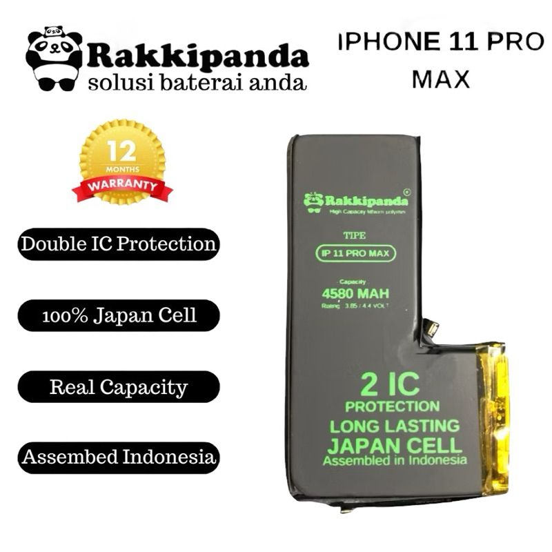 RKPANDA Baterai iPhone XS/ XR/ 11/ 11Pro/ 11 Pro Max Double Power Battery Super Capacity Premium Qua