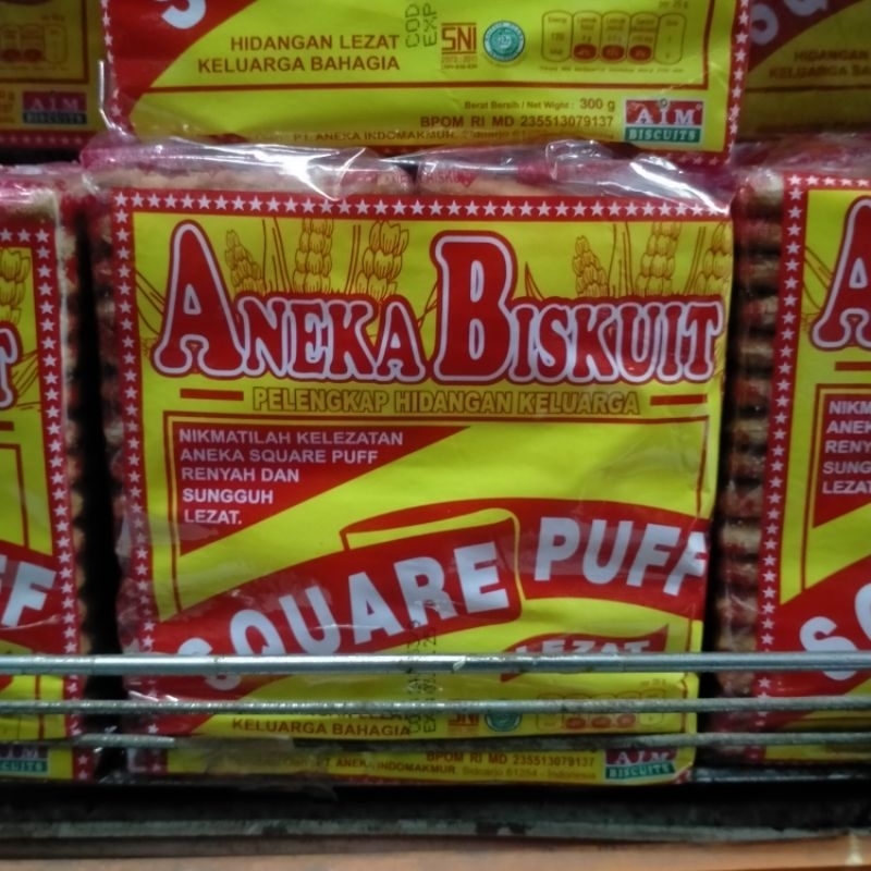 

AIM Square Puff Aneka Biscuit 300gr