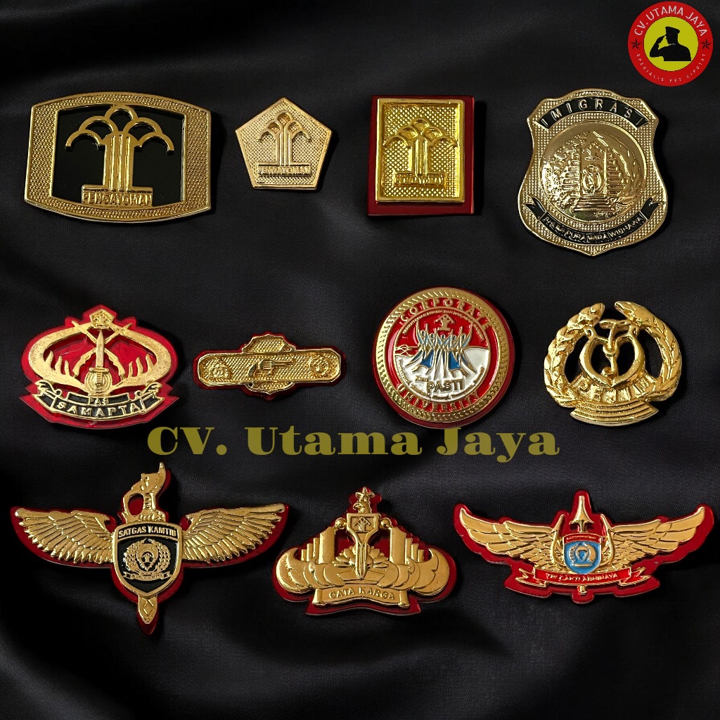Atribut Pin Wing KUMHAM Pengayoman KEMENKUMHAM Emblem Pasti Pejim Polsuspas Catakarga Imigrasi Samap