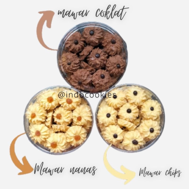 

kue kering mawar coklat kue semprit jadul kue Natal idul fitri