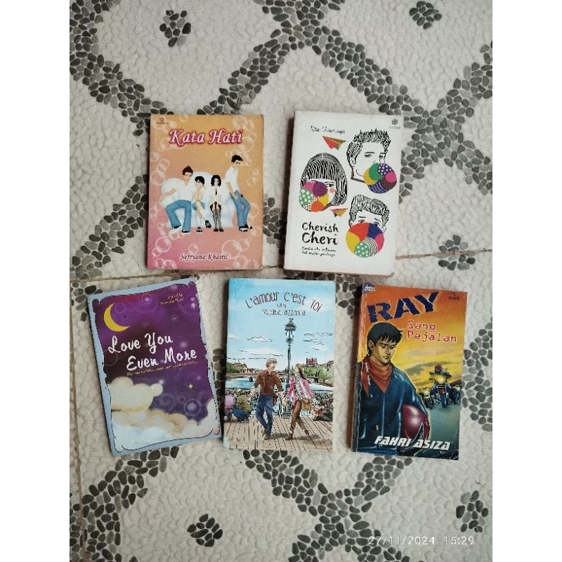 Variasi Buku Novel, Kata Hati, SOULMATE on the BACKSTAGE, L' AMOUR C'EST TOI, Love You Even More,  C