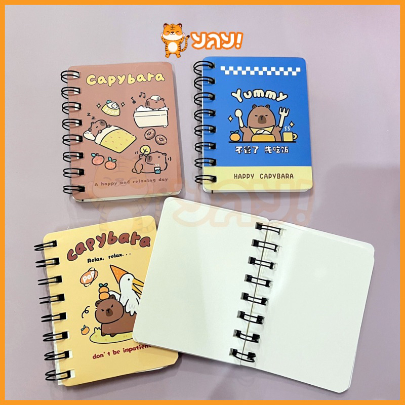 

YAY! NOTEBOOK A6 CAPYBARA POLOS / NOTEBOOK MINI CAPYBARA