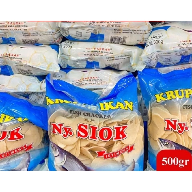 

Krupuk Ikan Ny Siok 500 Gram