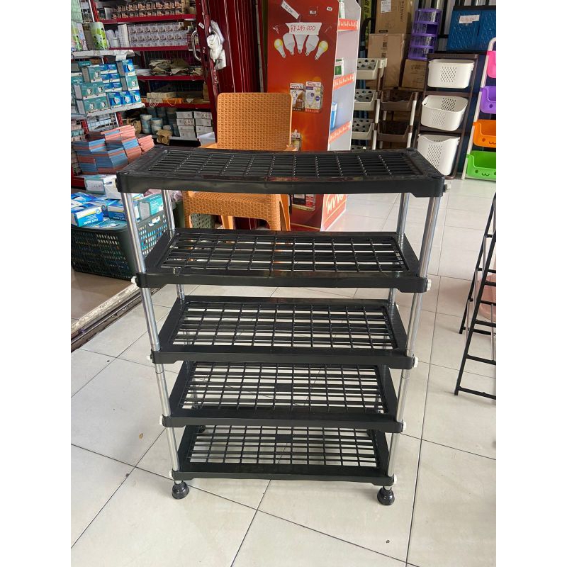 Rak Amstrong Naiba 5 Susun / Rak Dapur/Rak Sepatu/Rak bunga Serbaguna